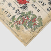 Ephemera Cute Kind Kerstmis en Poster Ontkoppeling Tissuepapier (Detail)