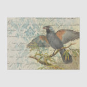 Ephemera Damask Bird Tissuepapier (Voorkant)