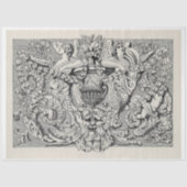 Ephemera Decoupage Antiek Illustratie Tissuepapier (Voorkant)