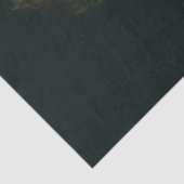 Ephemera Decoupage Vrouw in Blauwe Jurk Tissuepapier (Detail)