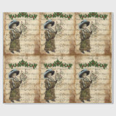  Ephemera Decreet de Kerstkerst Cadeaupapier (Vlak)