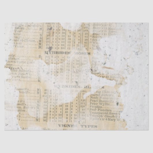 Ephemera Distress Paper Series Design 3 Tissuepapier (Voorkant)