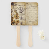 Ephemera Fan Handwaaier (Voorkant en achterkant)