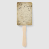 Ephemera Fan Handwaaier (Achterkant)