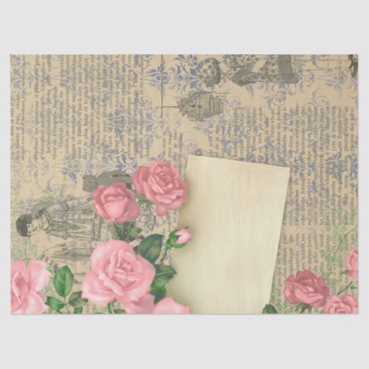 Ephemera French Paper Series Design 4 Tissuepapier (Voorkant)