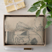 Ephemera French Paper Series Design 8 Tissuepapier (Geschenk)