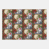 Ephemera-geïnspireerd kerst inpakpapier (Voorkant 2)