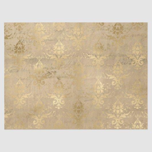 Ephemera Gold Paper Series Design 19 Tissuepapier (Voorkant)