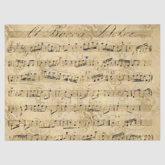 Ephemera Gold Paper Series Design 9 Tissuepapier (Voorkant)