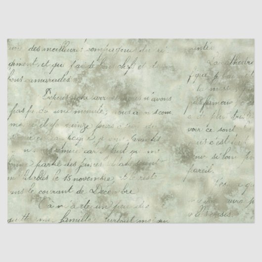 Ephemera Green Paper Series Design 11 Tissuepapier (Voorkant)