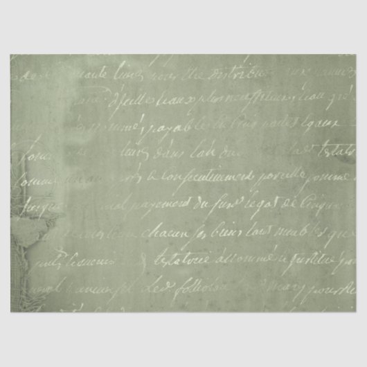 Ephemera Green Paper Series Design 22 Tissuepapier (Voorkant)