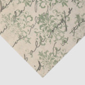 Ephemera Green Paper Series Design 24 Tissuepapier (Detail)