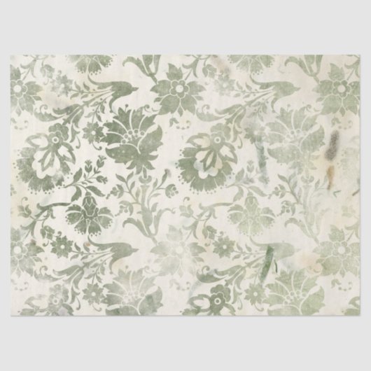 Ephemera Green Paper Series Design 8 Tissuepapier (Voorkant)