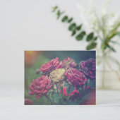 Ephemera Journal Craft Roses de carte postale (Debout devant)