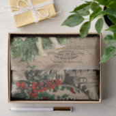 Ephemera Kerstmis Nieuwjaar Souvenir Ontkoppeling Tissuepapier (Geschenk)