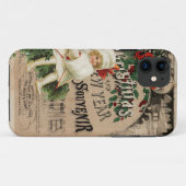 Ephemera Kerstmis Nieuwjaar Souvenir Poster Case-Mate iPhone Case (Achterkant (horizontaal))