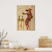  Ephemera Lady Wine Toast Poster (Keuken)