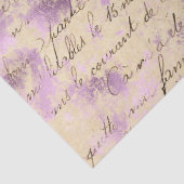 Ephemera Lavendar Paper Series Design 4 Tissuepapier (Detail)