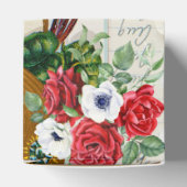 Ephemera ontwerp met initiaal H Bedankdoosjes (Bovenkant)