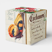 Ephemera ontwerp met initiaal H Bedankdoosjes (Achterkant)