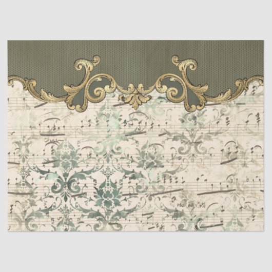 Ephemera  Ontwerp van de Papierreeks 3 Tissuepapier (Voorkant)