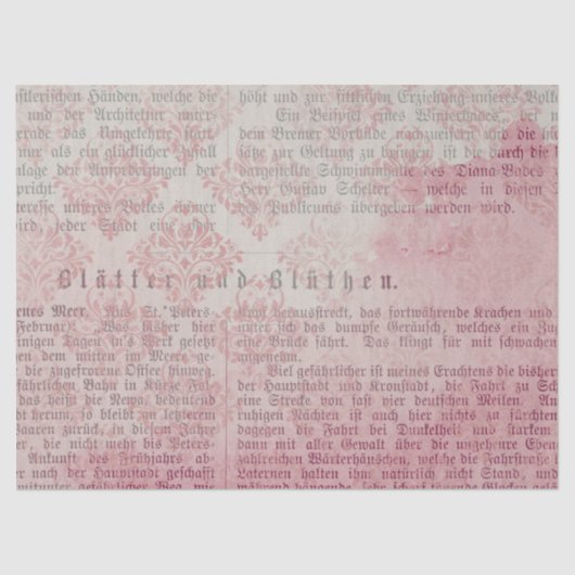 Ephemera roze papier serie ontwerp 13 (Voorkant)