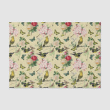  Ephemera-Rozen Butterflies en vogelpatroon