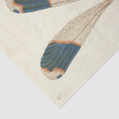  Ephemera Script Dragonfly Decoupage Tissuepapier (Detail)