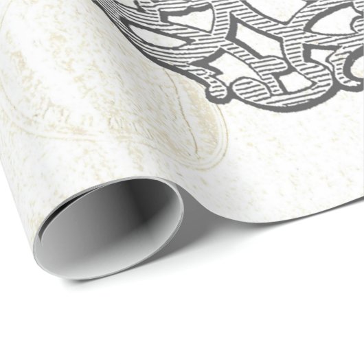Ephemera Script Wrapping Paper Cadeaupapier (Rol Hoek)