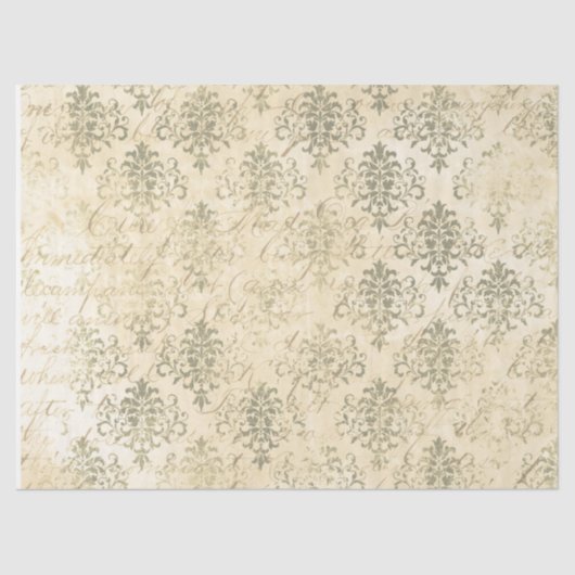 Ephemera Sepia Paper Series Design 1 Tissuepapier (Voorkant)