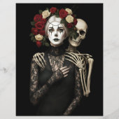 Ephemera Sheet Gothic Rose Queen (Achterkant)