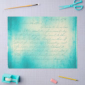 Ephemera Turquoise Paper Series Design 11 Tissuepapier (Craft)