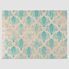 Ephemera Turquoise Paper Series Design 12 Tissuepapier