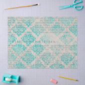 Ephemera Turquoise Paper Series Design 17 Tissuepapier (Craft)