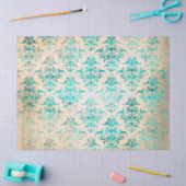 Ephemera Turquoise Paper Series Design 3 Tissuepapier (Craft)