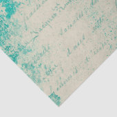 Ephemera Turquoise Paper Series Design 5 Tissuepapier (Detail)