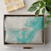 Ephemera Turquoise Paper Series Design 5 Tissuepapier (Geschenk)