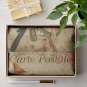 Ephemera Two Weaver Birds Pink Roses Decoupage Tissuepapier (Geschenk)