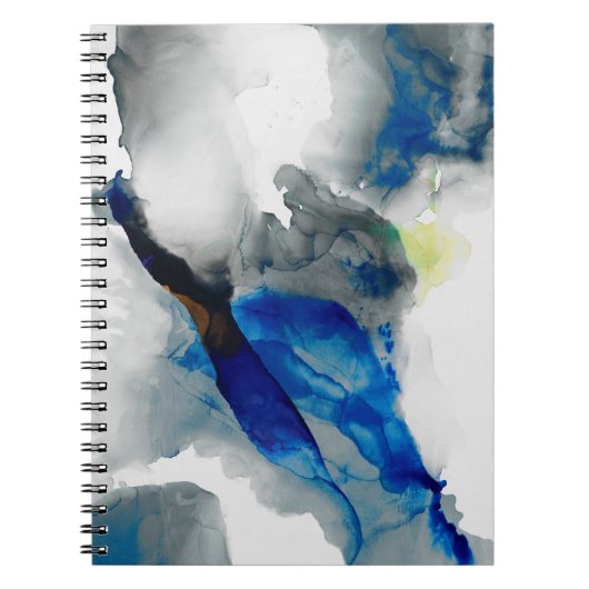 Ephemeral - Blauw & grijs Notitieboek (Voorkant)