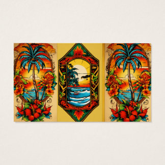 Ephemeral Essence Een boeiend Tattoo ontwerp Visitekaartje