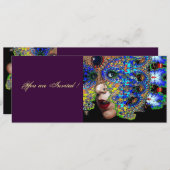 EPHEMERAL Halloween Masquerade Ball Kaart (Voorkant / Achterkant)