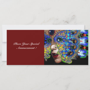 EPHEMERAL Mardi Gras Masquerade Ball, blauw masker Aankondiging