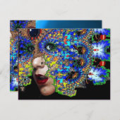 EPHEMERAL masquerade costume ball, blauwe saffier Aankondiging (Voorkant / Achterkant)