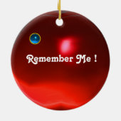 EPHEMERAL , Red Ruby , Blue Sapphire Keramisch Ornament (Achterkant)