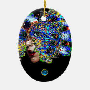 EPHEMERAL , Red Ruby , Blue Sapphire Keramisch Ornament
