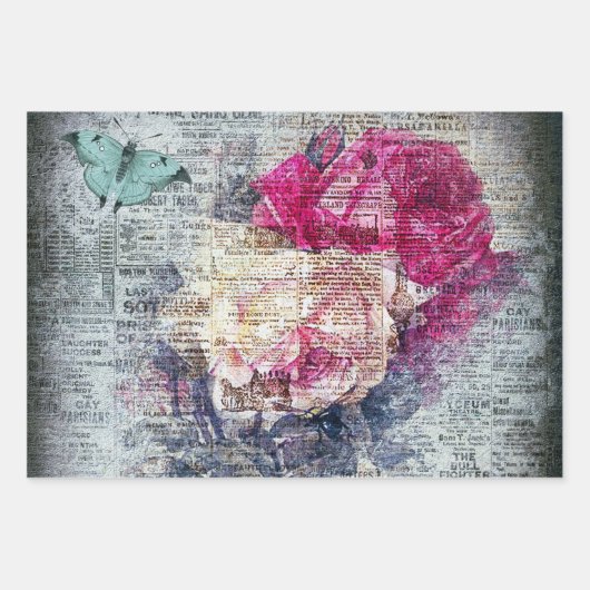 Ephemeral  Variety Decoupage Inpakpapier Vel (Voorkant 3)