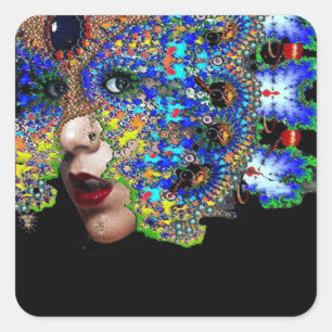 EPHEMERAL VIERKANTE STICKER