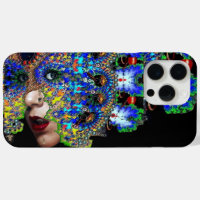 EPHEMERAL/VROUW MET KLORFUL FRACTALE MASKER