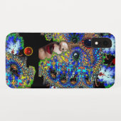 EPHEMERAL/VROUW MET KLORFUL FRACTALE MASKER Case-Mate iPhone CASE (Achterkant (horizontaal))