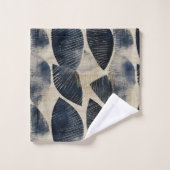 Ephemeral Waves of Silk Shibori Japans Bad Handdoek (Wasdoekje)